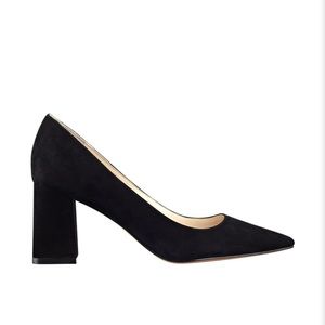 Marc Fisher | Block Heel Pointy Toe Pumps